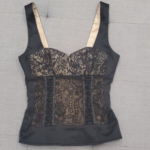 Bebe Silk & Lace Corcet - Picture 1 of 8